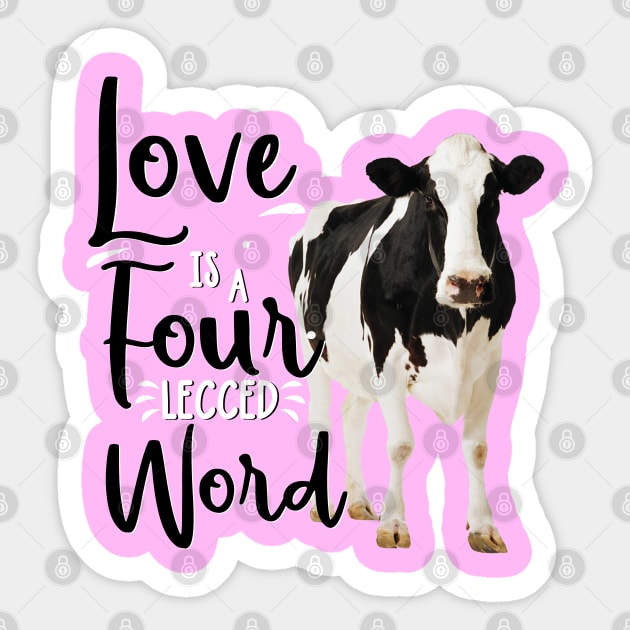 Who Loves Cows Cow Farmer Farm Sticker by reginaturner